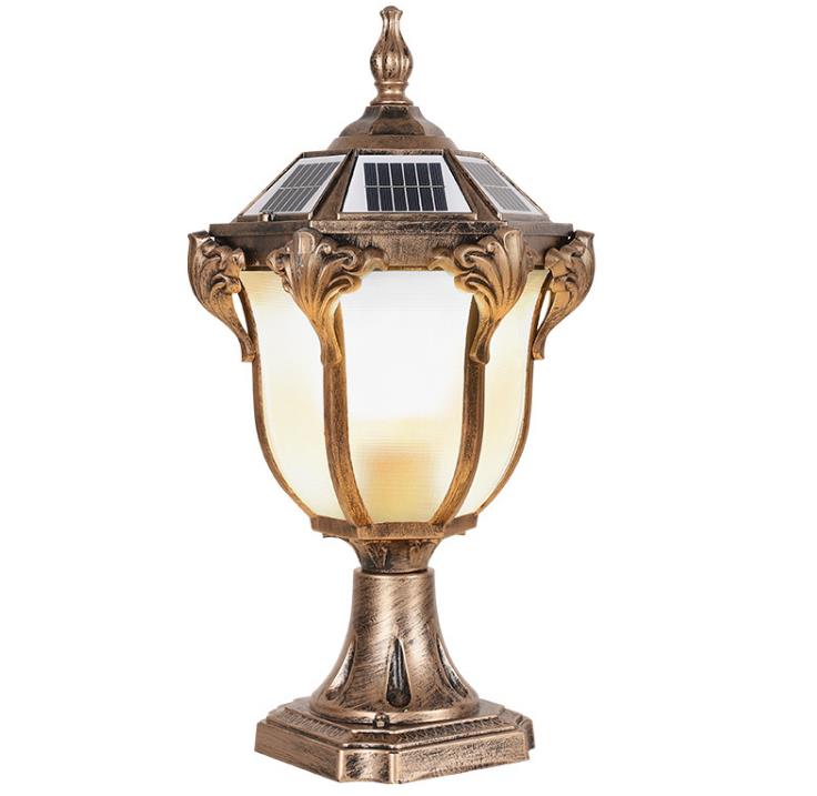 Pillar lampe soll säit aus der Waasserzeeche Gemeinschaftslampe vum Europa- Stil
