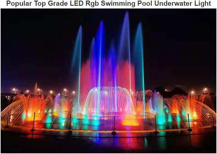 Popular Héischte- Grad LED Rgb Swimming Pool Underwater Light