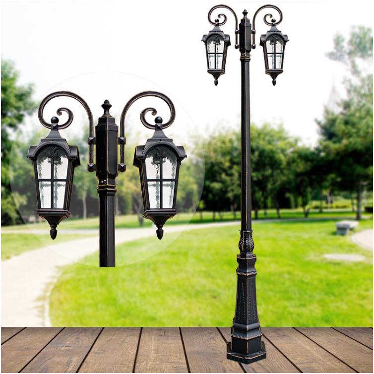 Cast aluminum 3M decorative landscape Gardenlamp pole , lamp post