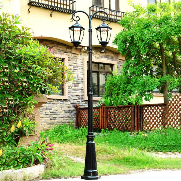 Cast Aluminum Solar- Powered LED- Streetlight Style ausserhalen Light Lamp- Post