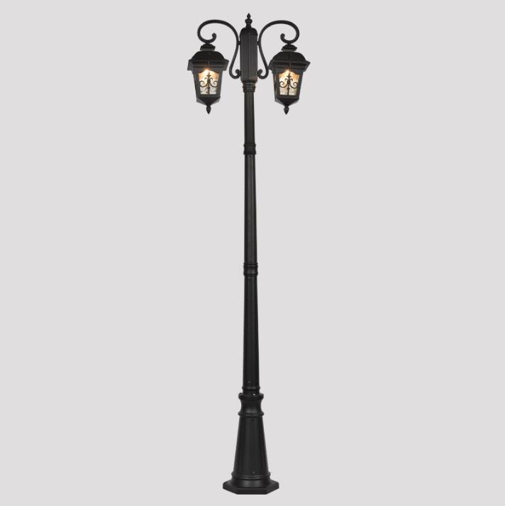 Double Arm Die- Cast Aluminum Outdoor Garden Street Lamps oder Garden Lamp Poles